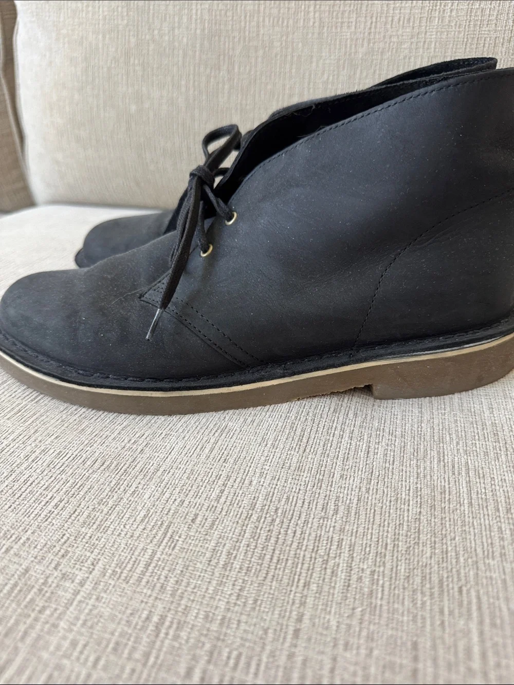 Clarks Black Suede Men's Chukka Boots‎